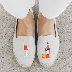 NWT Soludos Aperol Spritz Smoking Shoes